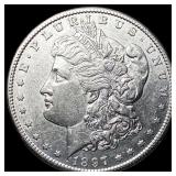 1897-S Silver Morgan Dollar CHOICE BU