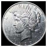 1927 Peace Silver Dollar CHOICE AU