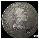 1820 Peru LIMA Silver 4 Reales NEARLY UNCIRCULATED