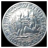 1936-D Rhode Island Silver Half Dollar UNCIRCULATE