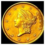 1851-C Gold $1 Liberty Head CHOICE AU