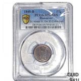 1845-B Hanover Copper 1 Pfennig PCGS MS65 BN