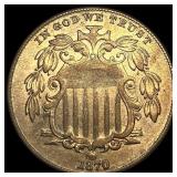 1870 Shield Nickel UNCIRCULATED
