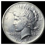 1921 Silver Peace Dollar CLOSELY UNCIRCULATED