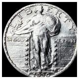 1930-S Silver Standing Liberty Quarter CLOSELY UNC