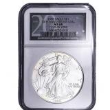 1998 Silver Eagle NGC MS68