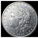 1887-S Silver Morgan Dollar CHOICE AU