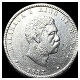 1883 Hawaii Silver 1/4 Dollar HIGH GRADE