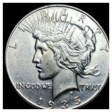 1935 Silver Peace Dollar CHOICE AU