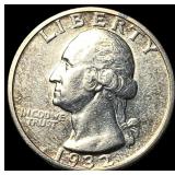 1932-S Silver Washington Quarter CLOSELY UNCIRCULA