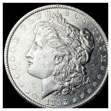 1892-S Silver Morgan Dollar CHOICE AU
