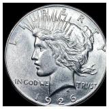 1926 Silver Peace Dollar CHOICE AU