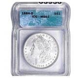 1884-O Morgan Silver Dollar ICG MS62