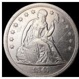 1847 Silver Dollar (Seated Liberty) UNCIRCULATED