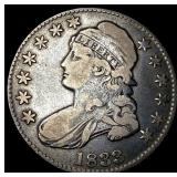 1833 Capped Bust Half Dollar NEARLY UNCIRCULATED