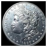 1897-S Silver Morgan Dollar CHOICE AU