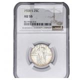 1928-S Standing Liberty Quarter NGC AU55