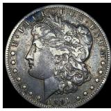 1891-CC Silver Morgan Dollar ABOUT UNCIRCULATED