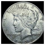 1934 Peace Silver Dollar LIGHTLY CIRCULATED