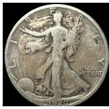 1920-S Silver Walking Liberty Half Dollar LIGHTLY