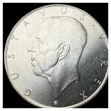 1938 Sweden Silver 2 Kroner UNCIRCULATED