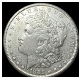 1881-S Silver Morgan Dollar CLOSELY UNCIRCULATED