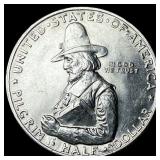 1920 Silver Half Dollar Pilgrim Tercentenary UNCIR