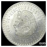 1948 Mexico Silver 5 Pesos UNCIRCULATED