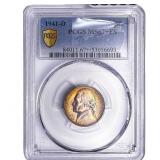 1941-D Jefferson Nickel PCGS MS67+ FS