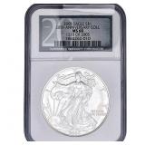 2005 Silver Eagle NGC MS68
