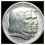 1936 Silver Half Dollar Long Island Tercentenary U