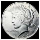 1923 Peace Silver Dollar CLOSELY UNCIRCULATED