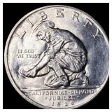 1925-S Silver California Diamond Jubilee Half Doll
