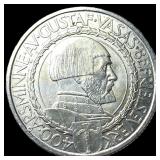 1921 Sweden Silver 2 Kroner UNCIRCULATED