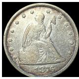 1876-S Silver Twenty Cents LIGHTLY CIRCULATED
