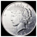 1922 Silver Peace Dollar UNCIRCULATED