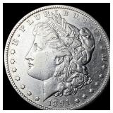 1891-CC Silver Morgan Dollar NEARLY UNCIRCULATED