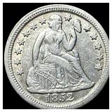 1852 Seated Liberty Dime NEARLY UNCIRCULATED