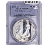 2011-W 9-11 National Medal PCGS PR69 DCAM
