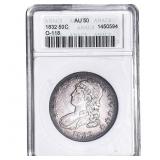 1832 Capped Bust Half Dollar ANACS AU50 O-118