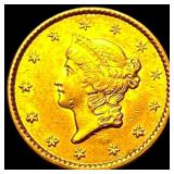 1853 Gold $1 Type 1 CLOSELY UNCIRCULATED