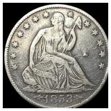 1853-O Arrows Seated Liberty Half Dollar LIGHTLY C