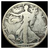 1917-S Silver Walking Liberty Half Dollar NEARLY U