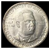 1946 Silver Half Dollar Booker T. Washington UNCIR
