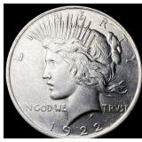 1922 Silver Peace Dollar CHOICE AU