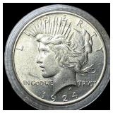 1924 Silver Peace Dollar UNCIRCULATED