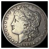 1904 Silver Morgan Dollar CLOSELY UNCIRCULATED
