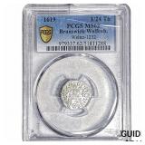 1619 Brunswick-Wolfenburg Silver 1/24th Thaler PCG