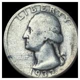 1932-D Silver Washington Quarter NICELY CIRCULATED