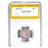 1912-D Liberty Victory Nickel PGA MS63